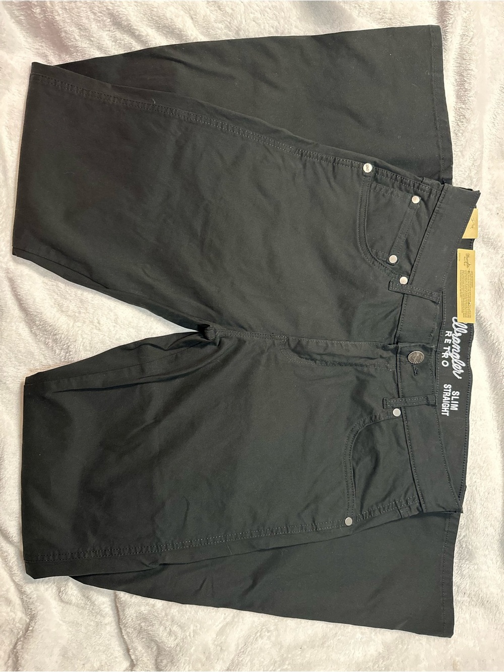 Wrangler Slim Straight Pants - Black